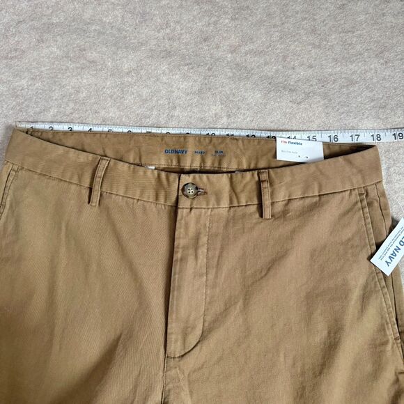 Old Navy Khaki Slim Fit Chino Pants NEW Men’s 36x30 Cotton Casual Workwear - Picture 6 of 9